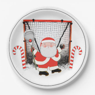 Assiettes En Carton Fête de Noël de Lacrosse