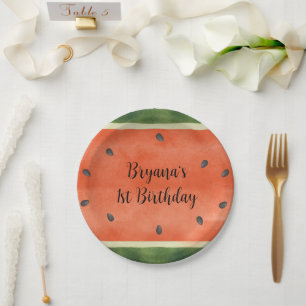 Assiettes En Carton Fête d'été Pastèque De quelque manière que vous la