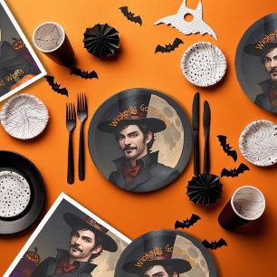 Assiettes En Carton Fête d'Halloween de la Nourriture Méchamment Bonne