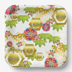 Assiettes En Carton Fête du design japonais