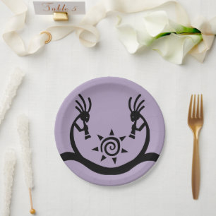 Assiettes En Carton Fête du Kokopelli du Soleil du Sud-Ouest
