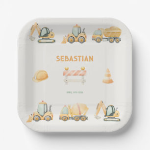 Assiettes En Carton Fête du premier anniversaire du petit garçon au ca