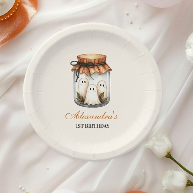 Assiettes En Carton Fête éffrayante Sweet ONE (Créateur téléchargé)