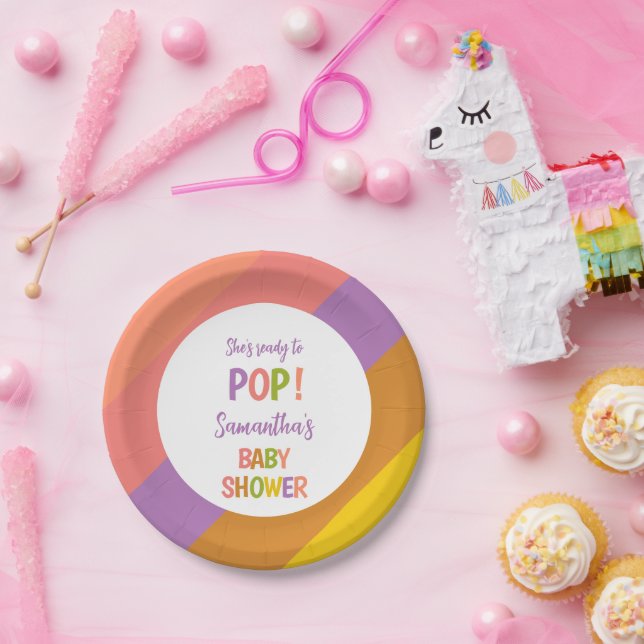 Assiettes En Carton Fête estivale Popsicle baby shower Ice Cream (Fête)