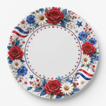 Fête Florale Patriotique Américaine de la Fête de 