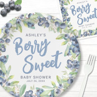 Fête Prénatale Bébé Sucré Myrtille
