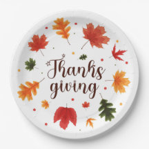 Feuilles de Thanksgiving