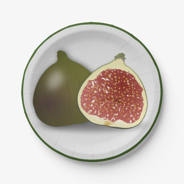 Assiettes En Carton Fig (Devant)