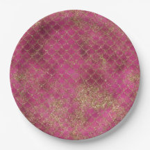 Fille Parties scintillant rose or Mermaid Glitz