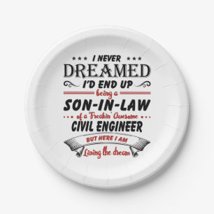 Assiettes En Carton Fils En Droit De L'Ingénieur Civil Awesome