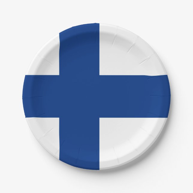 Assiettes En Carton Finlande (Devant)