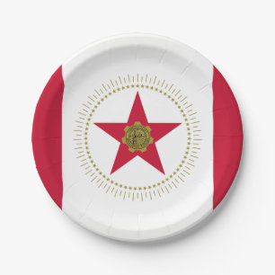 Assiettes En Carton Flag of Birmingham Alabama Paper Plates