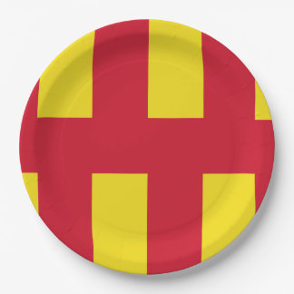 Assiettes En Carton Flag of Northumberland Paper Plates