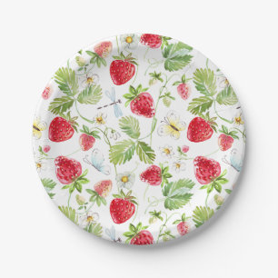 Assiettes En Carton Fleur blanche Fleur blanche Fleur florale de frais