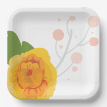 Fleurs d'aquarelle fête d'anniversaire