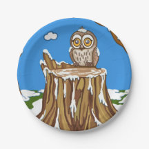 Flocon de neige au hibou