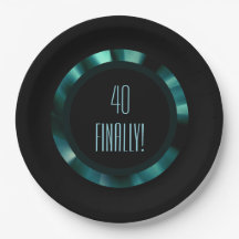 Floral vert émeraude moderne - Papier aux accents 