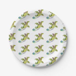 Assiettes En Carton Flottement de la piscine