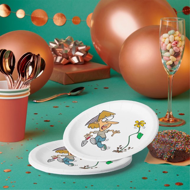 Assiettes En Carton Flower Fright (Créateur téléchargé)