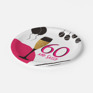 Assiettes En Carton Flute 60 et Sassy Champagne