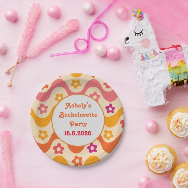 Assiettes En Carton Folle et fiancée soirée d'enterrement de vie de je (Fête)