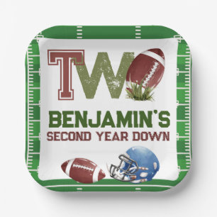 Assiettes En Carton Football 2e année à l'anniversaire