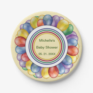 Assiettes En Carton Formes multilingues personnalisées rondes