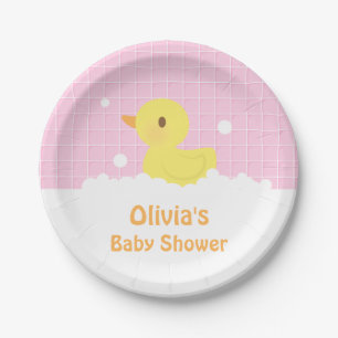 Assiettes En Carton Fournitures de fête pour Baby Shower avec un adora