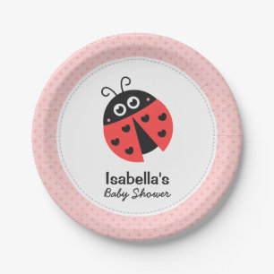 Assiettes En Carton Fournitures de fête pour Baby Shower Fille Mignonn