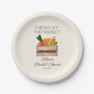 Assiettes En Carton Fraîche De La Fête des mariées Du Marché