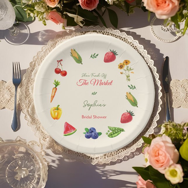 Assiettes En Carton Fraîche hors Fête des mariées du marché (Créateur téléchargé)