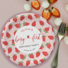 Fraise 1er Anniversaire Fête Berry 1er