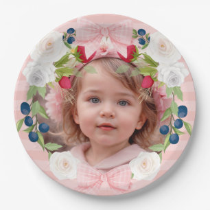 Assiettes En Carton Fraise 1er Berry Sweet Birthday Photo