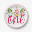 Fraise Gnome Garden Baby Girl's 1st Birthday C