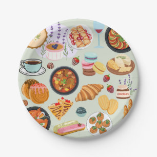 Assiettes En Carton Français