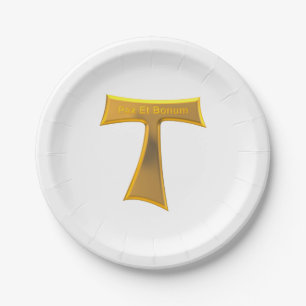 Assiettes En Carton Franciscan Tau