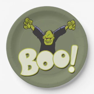 Assiettes En Carton Frankie Monster Superhero Frankenstein Halloween