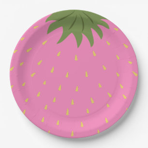 Assiettes En Carton Fruit fraise