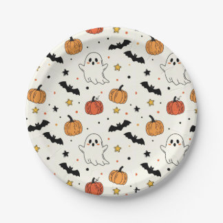 Assiettes En Carton Fun éffrayant Halloween Costume Party