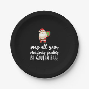 Assiettes En Carton Funny Christma Gluten Free