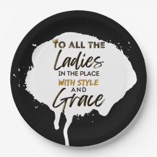 Assiettes En Carton Funny Old School Hip hop des années 90 Anniversair