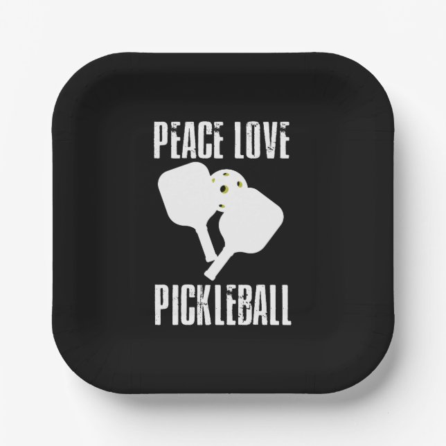 Assiettes En Carton Funny Pickleball (Recto)