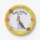 Funny Siberian Husky Donuts fête d'anniversaire