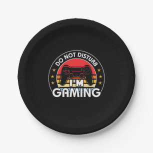 Assiettes En Carton Gamer Gift Je Joue Ne Disturbe Pas