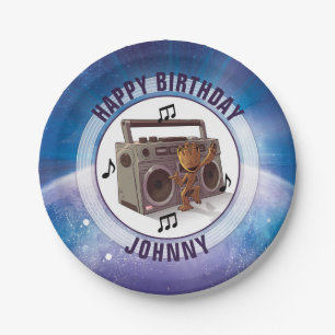 Assiettes En Carton Gardiens de la Galaxie - Groot - Anniversaire