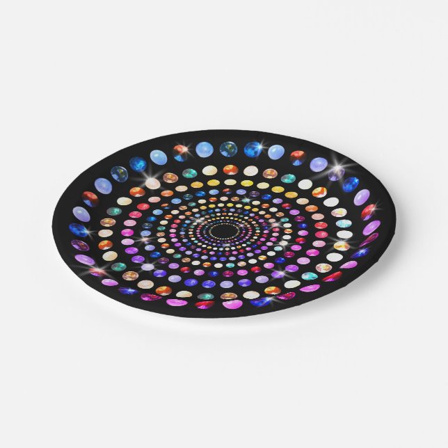 Assiettes En Carton Gems (Angle)