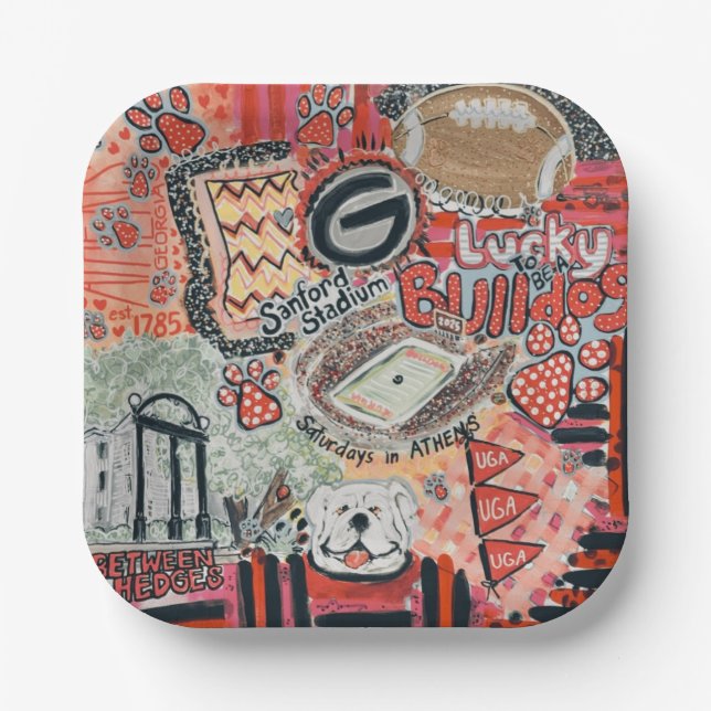 Assiettes En Carton Georgia Bound (Recto)