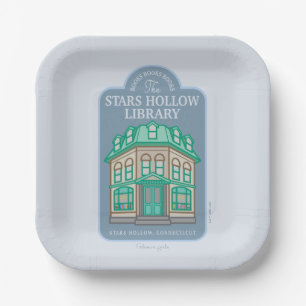Assiettes En Carton Gilmore Girls   Bibliothèque Stars Hollow