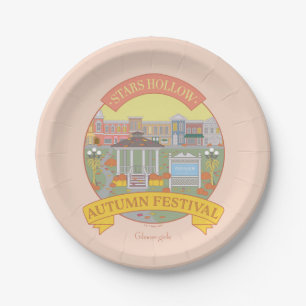 Assiettes En Carton Gilmore Girls   Stars Hollow Festival d'automne
