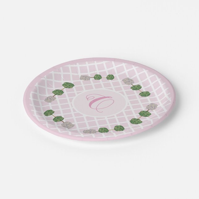 Assiettes En Carton Ginger Jar Jars Topiary Basket (Angle)